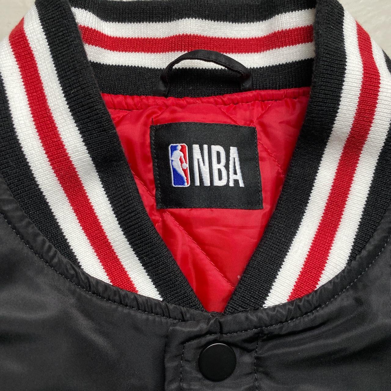 Chicago Bulls Lavine Number 8 Black Bomber Jacket