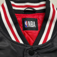 Chicago Bulls Lavine Number 8 Black Bomber Jacket (M)