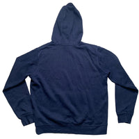 Nike Club Spellout Navy and White Hoodie (L)