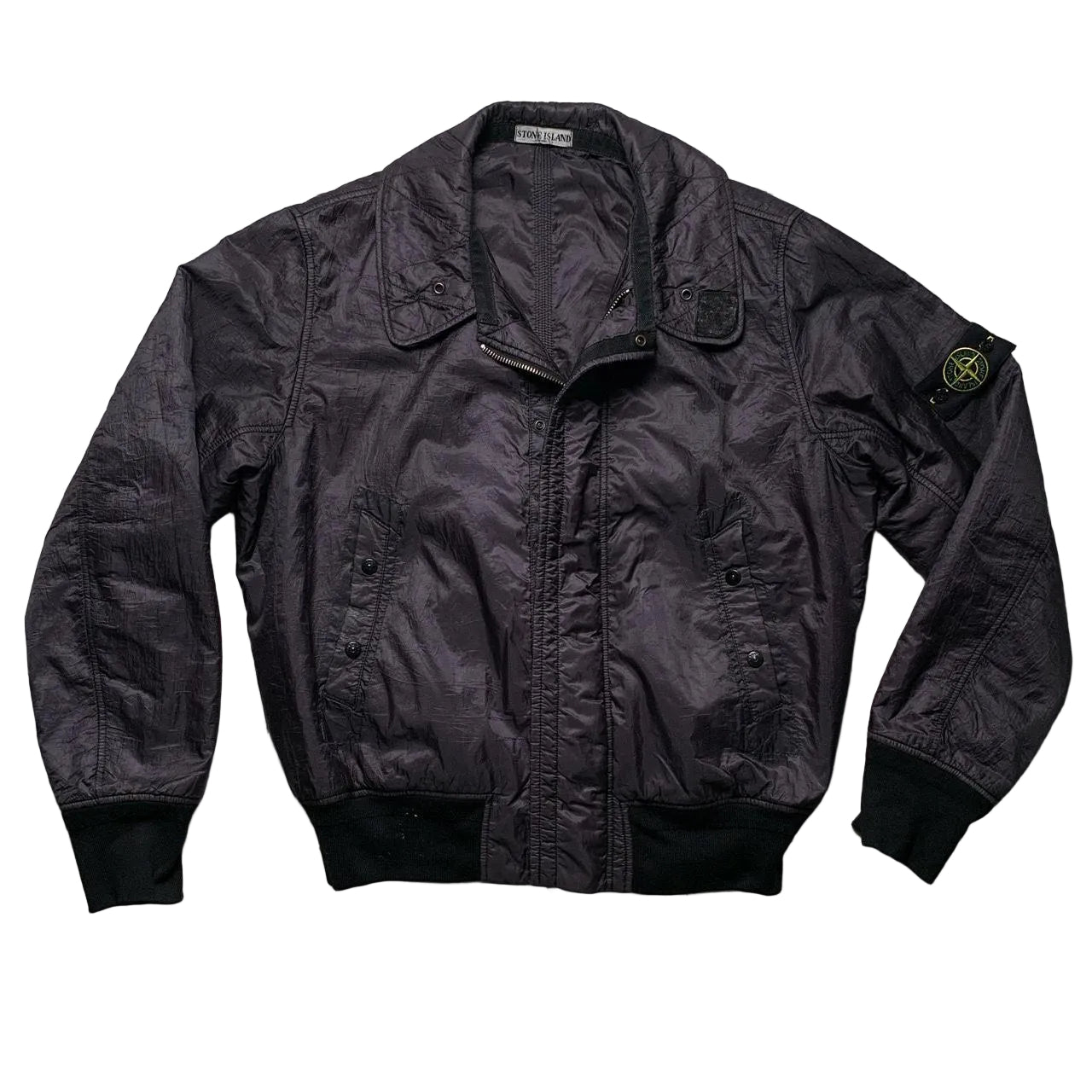 Stone Island Vintage AW 2007 Black Bomber Jacket (2XL)
