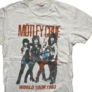 Motley Crue Band T Shirt White (S)