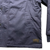 Levis Skateboarding Navy and Brown Sherpa Lining Bomber Jacket (L)