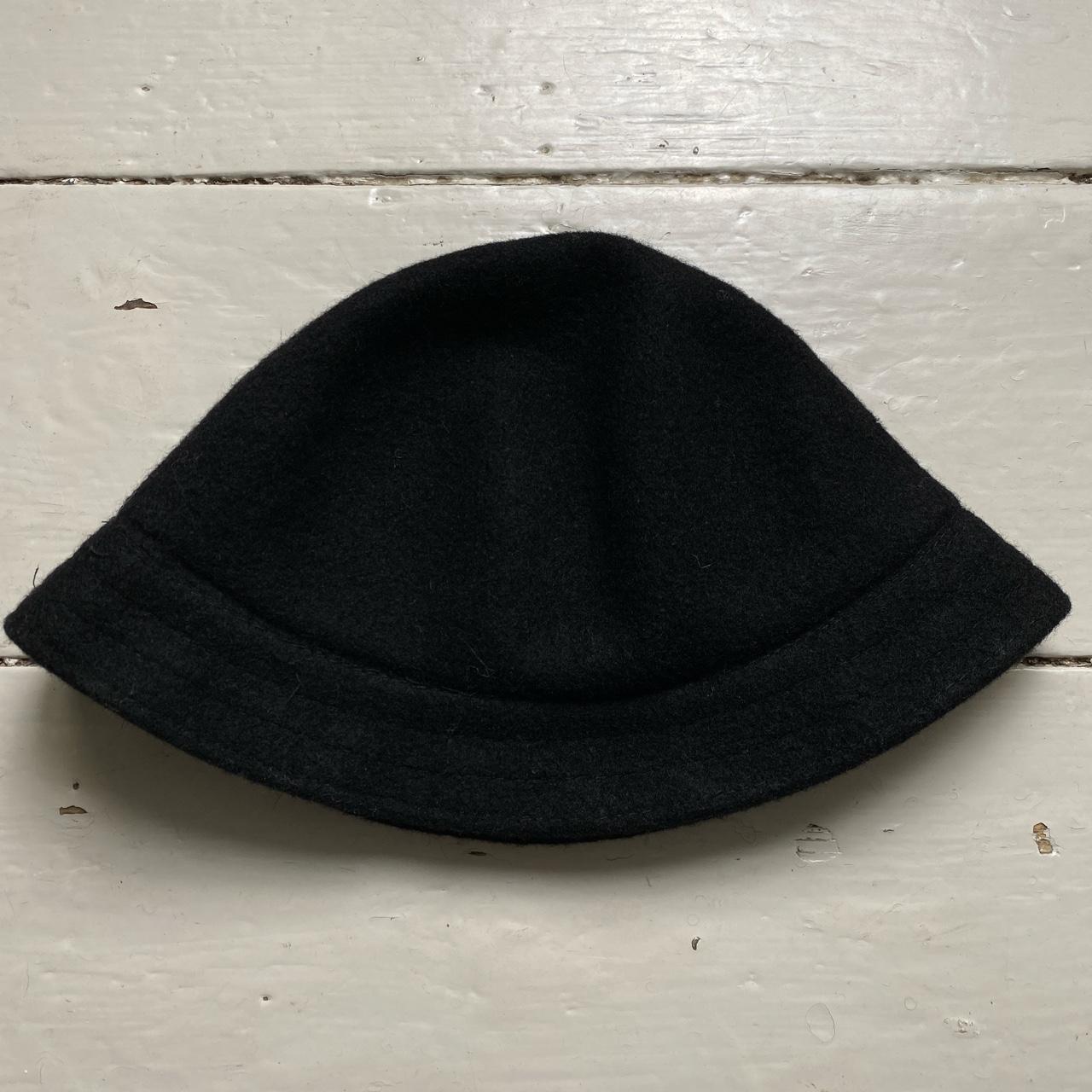 Kangol Vintage Wool Black ad White Bucket Hat