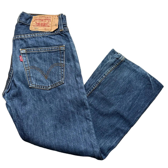 Levis 501 Navy Jeans (28W)