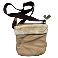 UGG Fur Trim Pouch Messenger Bag