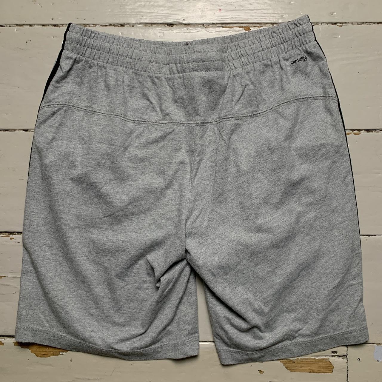 Adidas Performance Essentials Grey Tri Tone Shorts