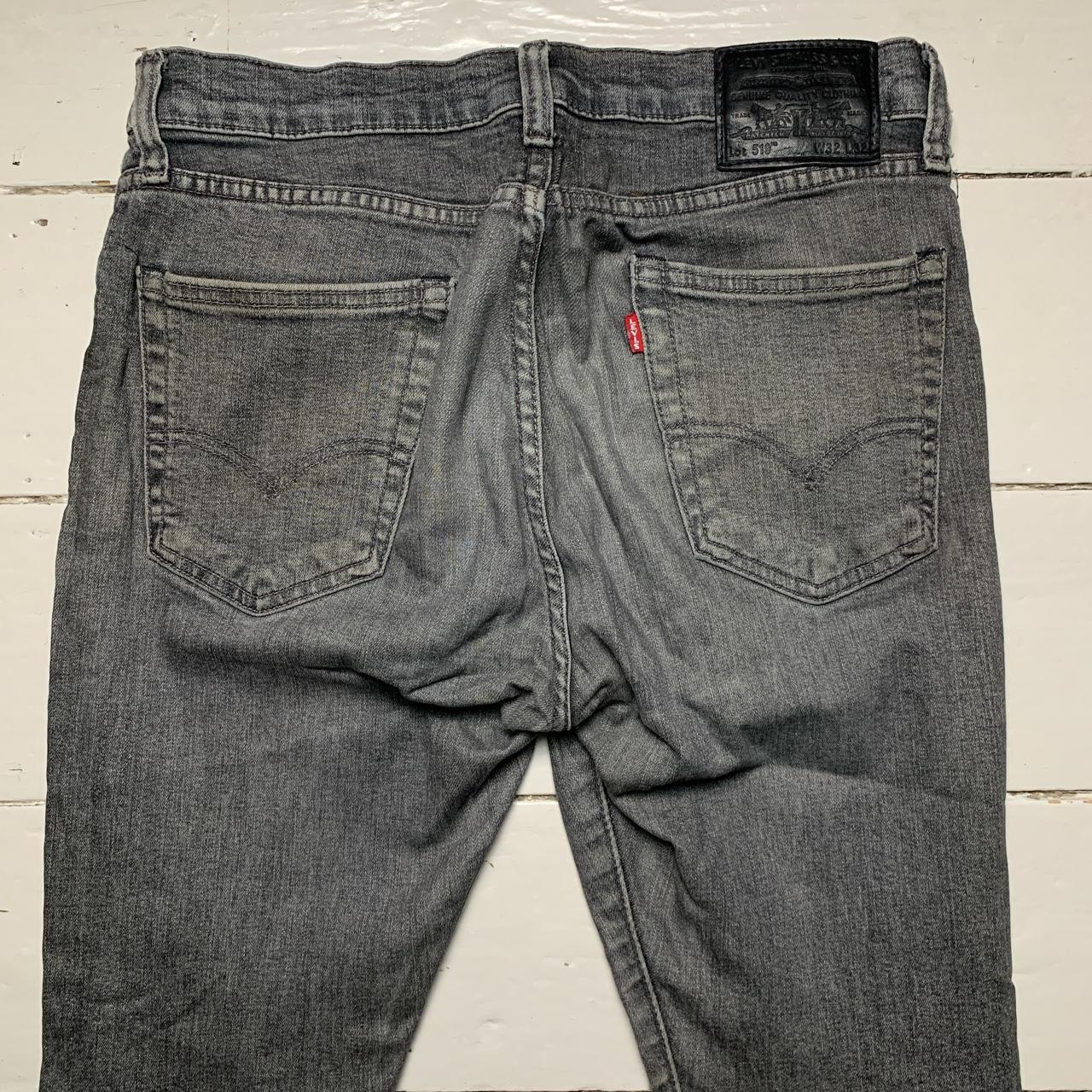 Levis 519 Grey Slim Jeans