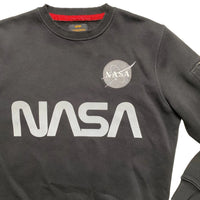 NASA Alpha Industries Black Reflective Jumper (M)