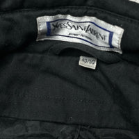 YSL Yves Saint Lauren Vintage 90’s Trench Coat Black (XL)