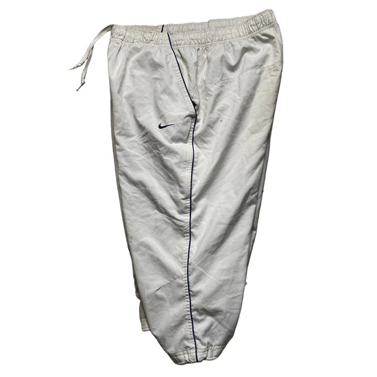 Nike Vintage Swoosh White/Cream Shell Track Pant Shorts (M)