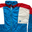 Nike Vintage 90’s Windbreaker Tracksuit Jacket Blue White and Red (S)