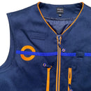 Workwear Navy and Orange Gilet (S)