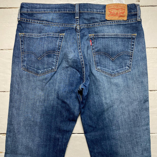 Levis 511 Navy Slim Stonewash Jeans
