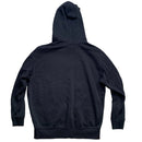 Nike Centre Swoosh Black and White Hoodie (XS)