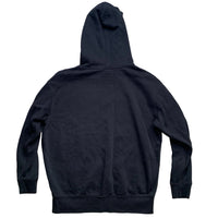 Nike Centre Swoosh Black and White Hoodie (XS)