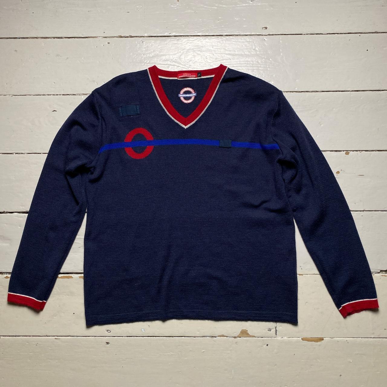 London Underground Hemingway Designs V Neck Jumper