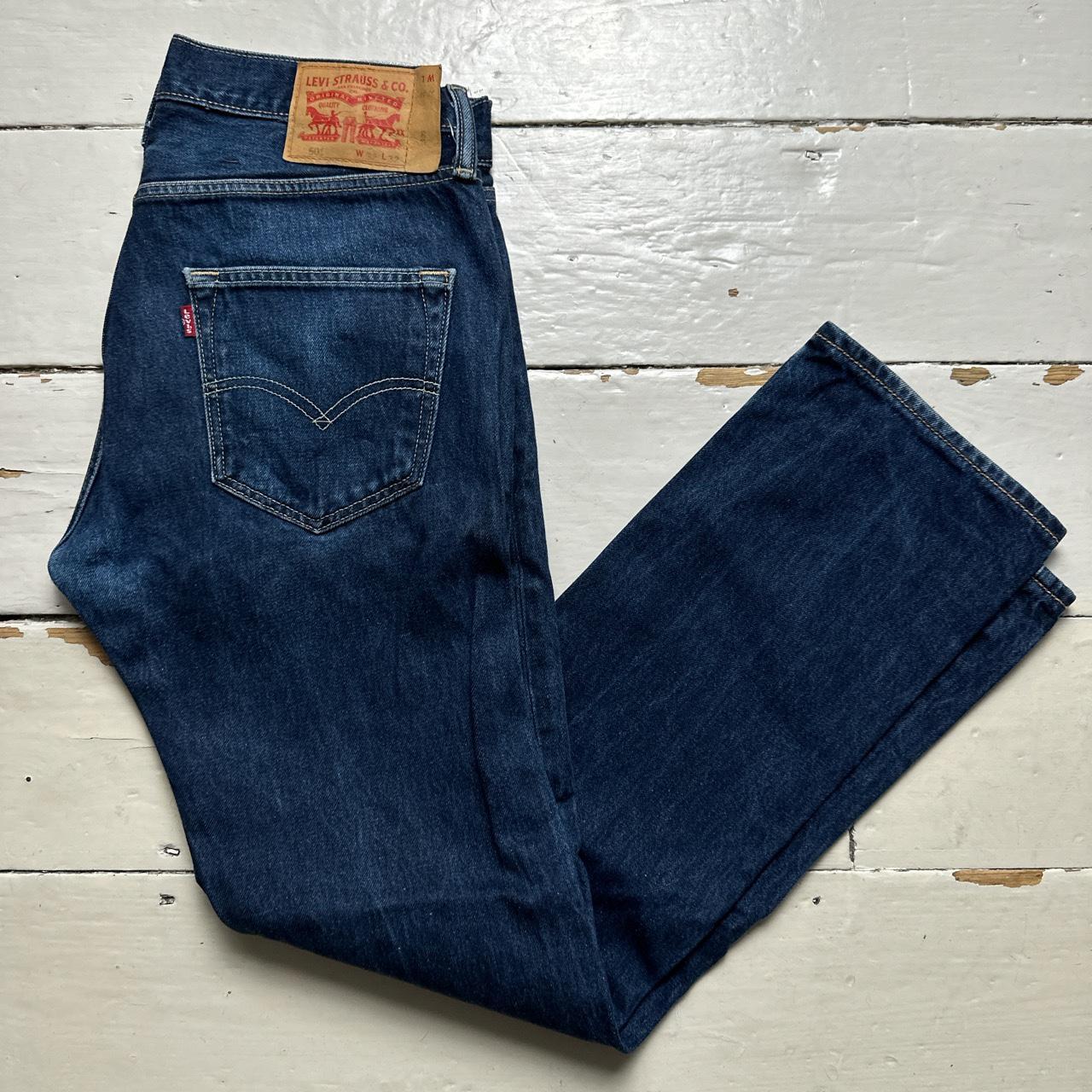 Levis 501 Vintage Navy Jeans