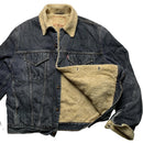 Levis 71550-04 Vintage Grey Sherpa Denim Jacket (XL)