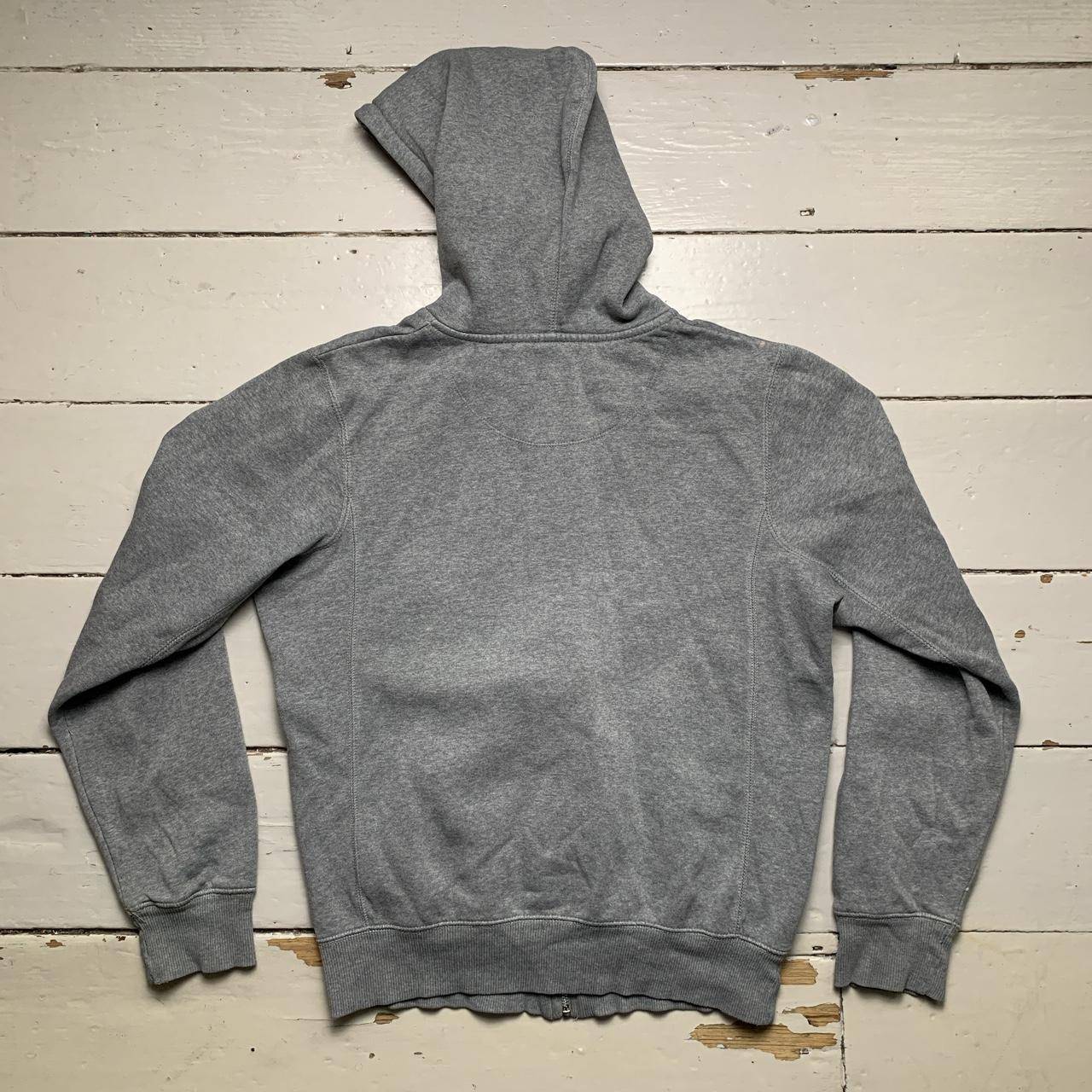 Nike Vintage Swoosh Grey and White Hoodie