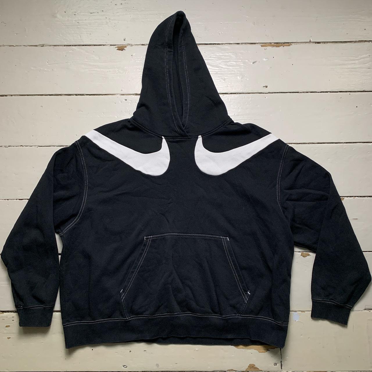 Nike Big Double Swoosh Womens Cropped Hoodie