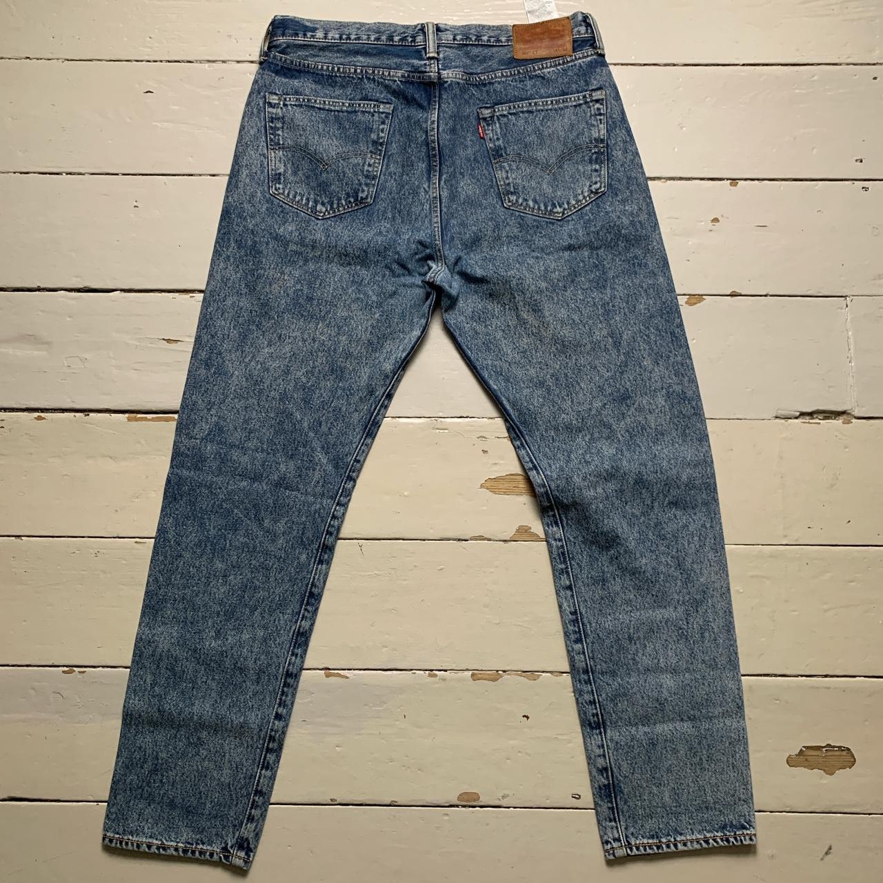 Levis 501 CT Vintage Acid Wash Blue Jeans