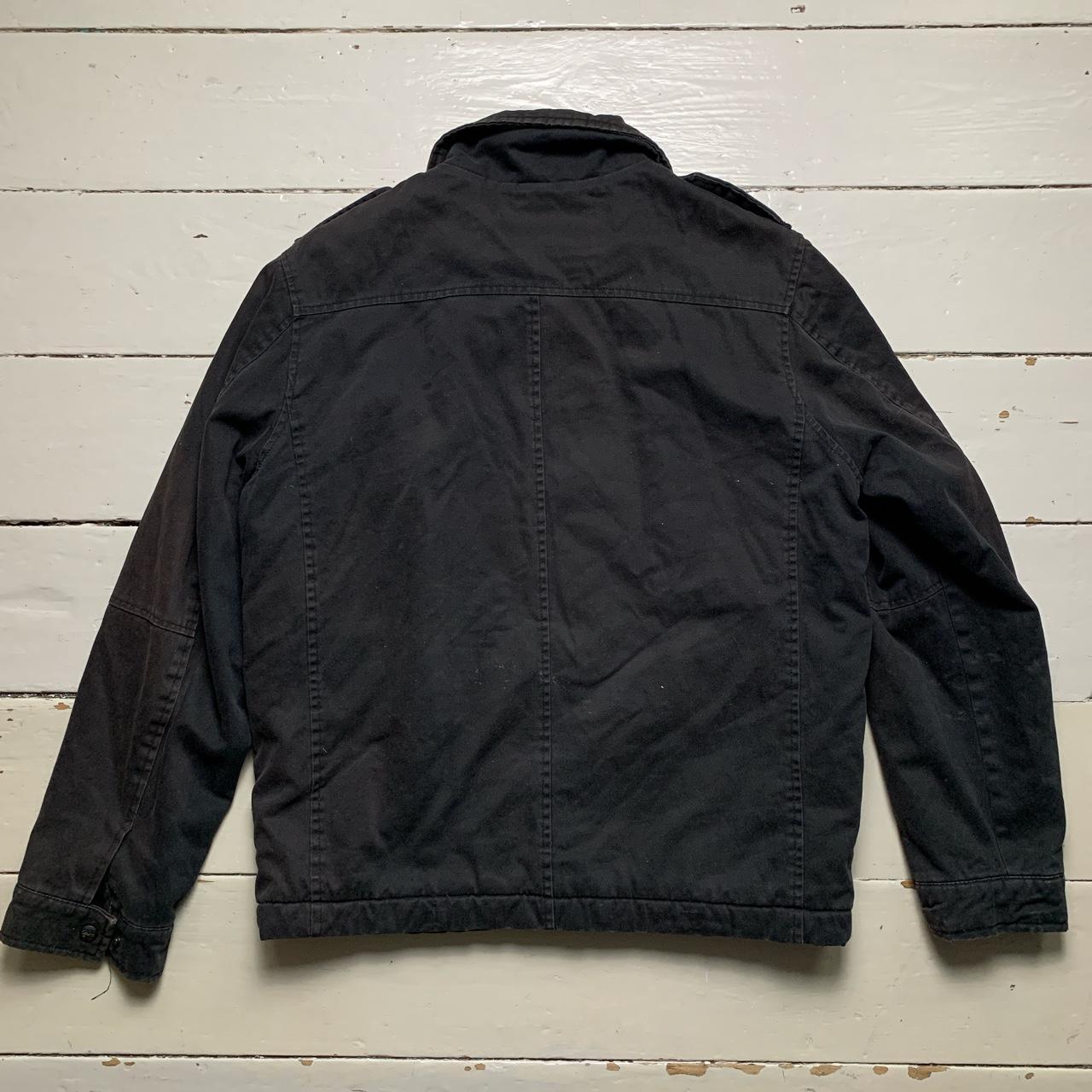 Levis Black Sherpa Denim Jacket