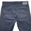 Armani Navy Slim Straight Jean Trousers (32W)