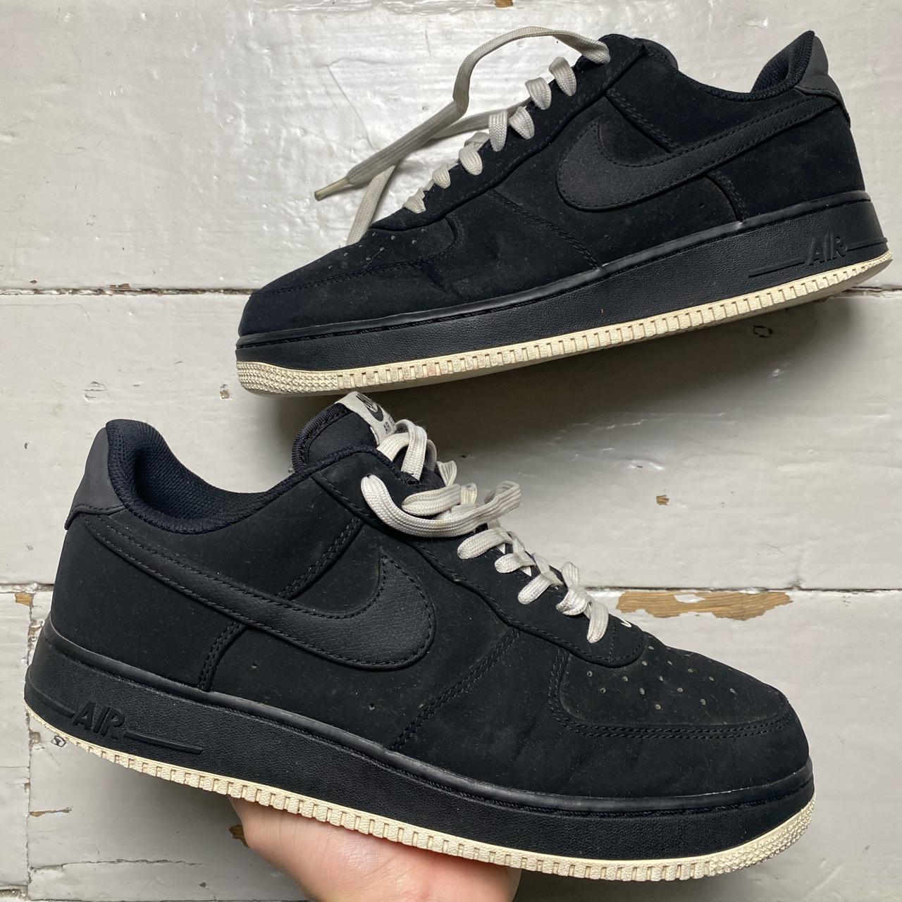 Nike Air Force 1 Black and White Suede
