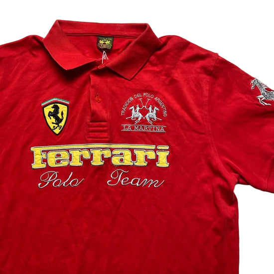 Ferrari Polo Team Red Polo Shirt (2XL)