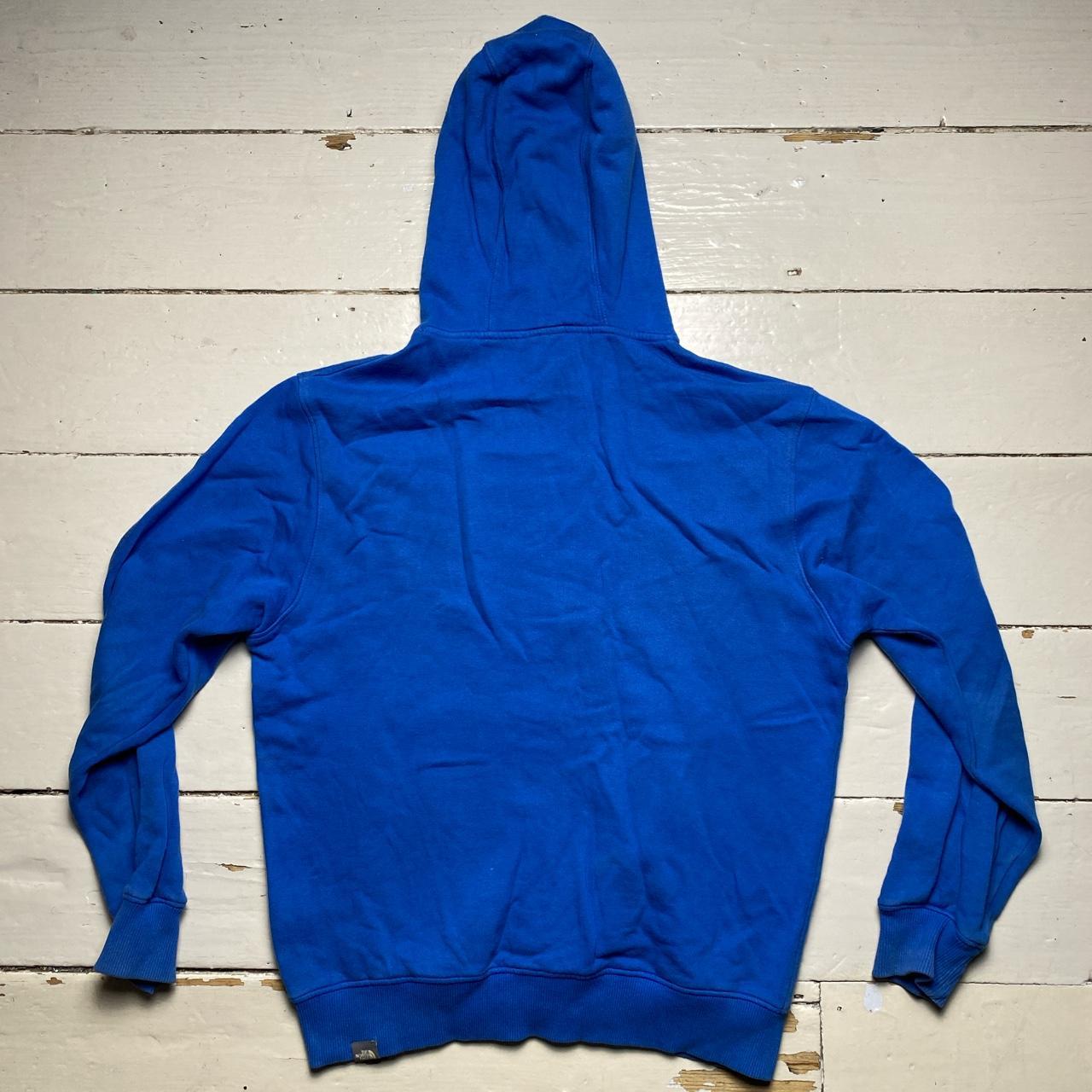 The North Face Blue and Green Hoodie