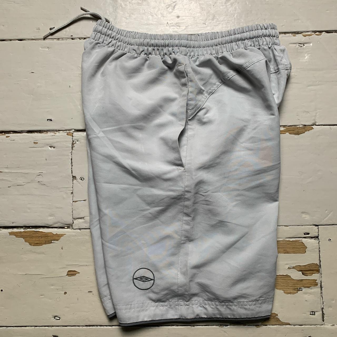 Umbro Silver and Grey Shell Track Pant Swimming Shorts