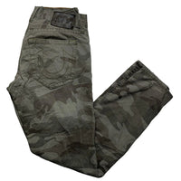 True Religion Geno Vintage Camouflage Stitch Jeans