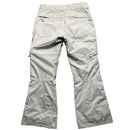 The North Face Vintage White and Brown Ski Salopette Snowboarding Cargo Trousers (L)