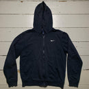Nike Swoosh Navy and White Hoodie
