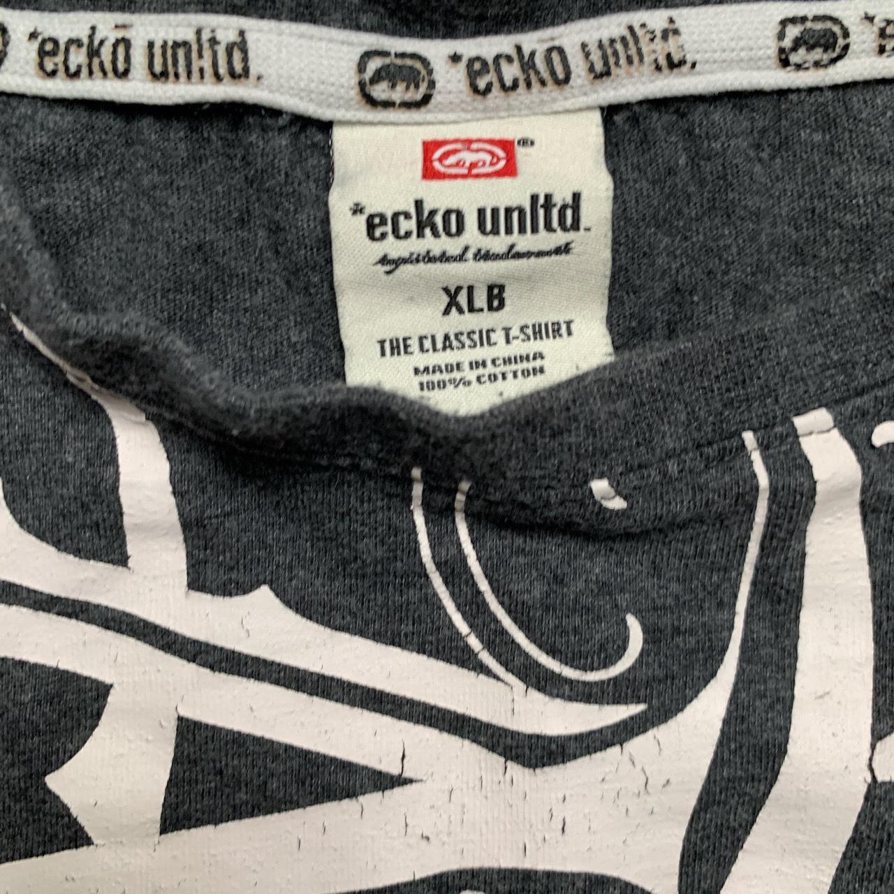 Ecko UNLTD Armageddon Grey and White Tattoo Type T Shirt