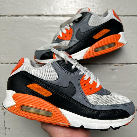 Nike Air Max 90 White Grey Orange