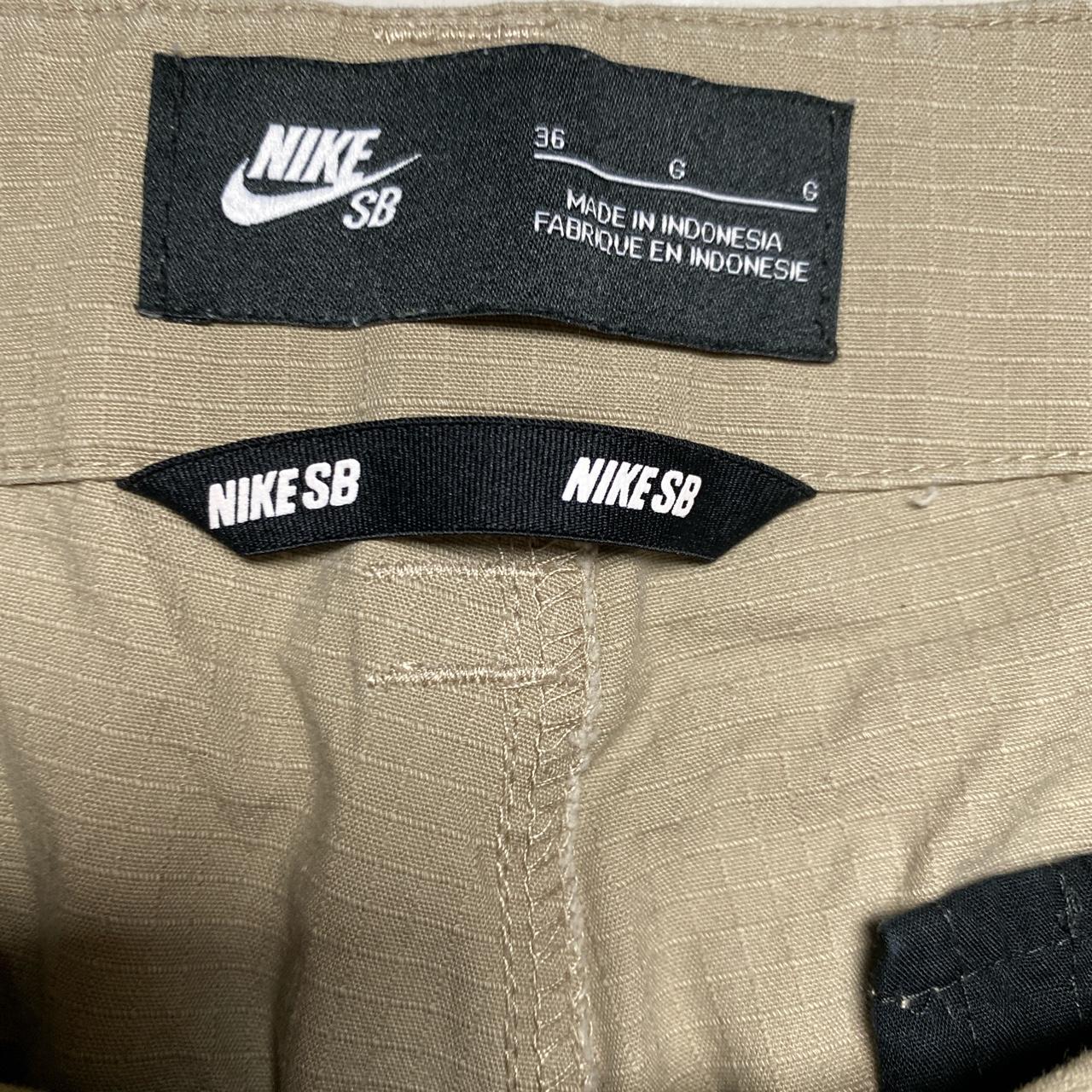 Nike SB Khaki Beige Cargo Combat Baggy Trousers