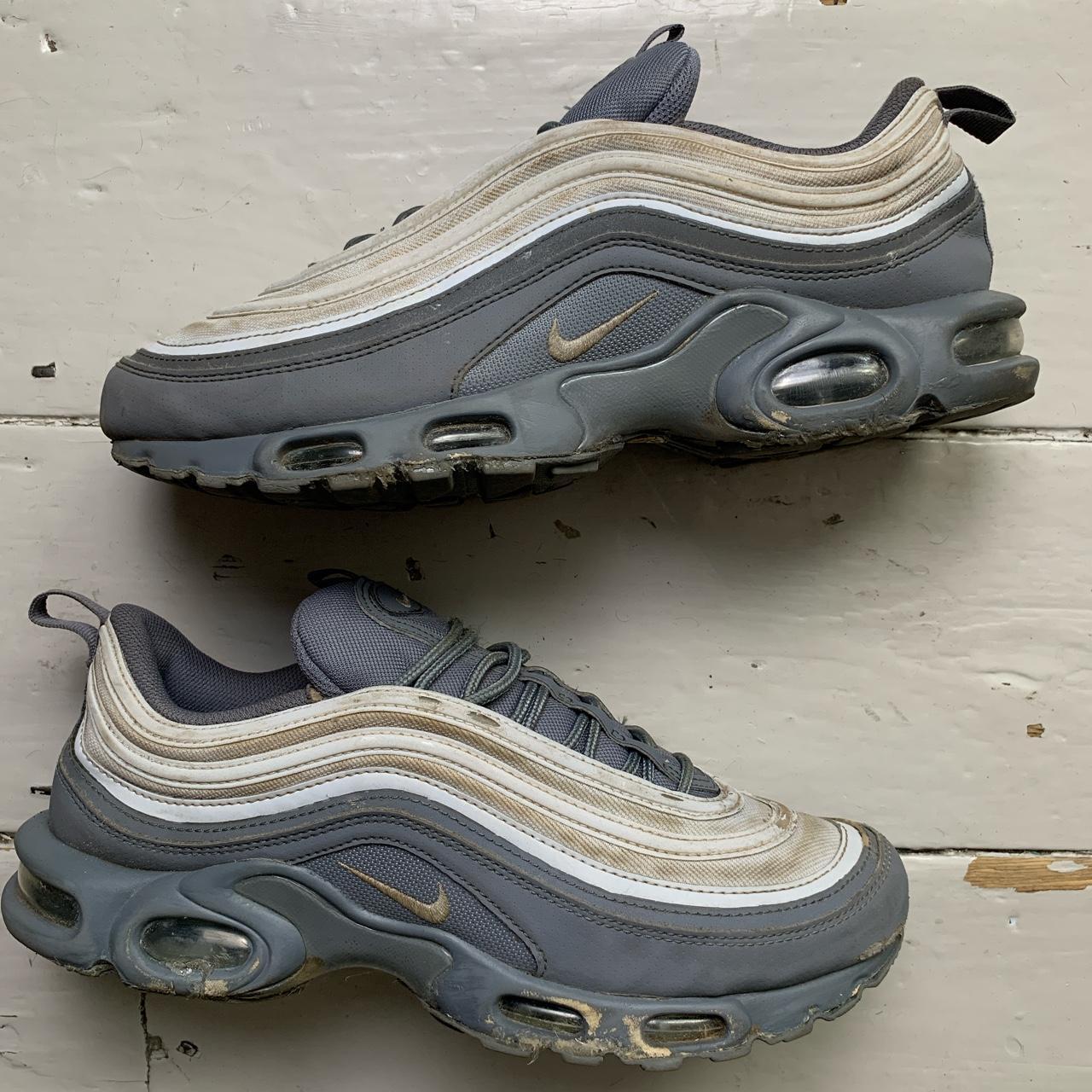 Nike TN Air Max Plus 97 Hybrid Grey and White Wear Garson