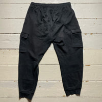 Nike Cargo Swoosh Joggers Black Gold