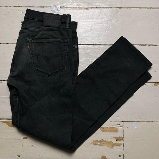 Levis 511 Black Distressed Jeans