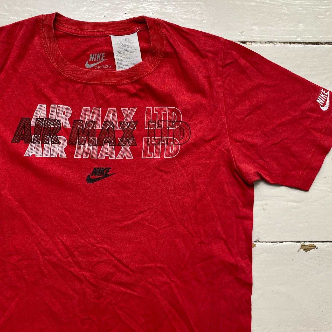 Nike Air Max LTD Red White and Black T Shirt