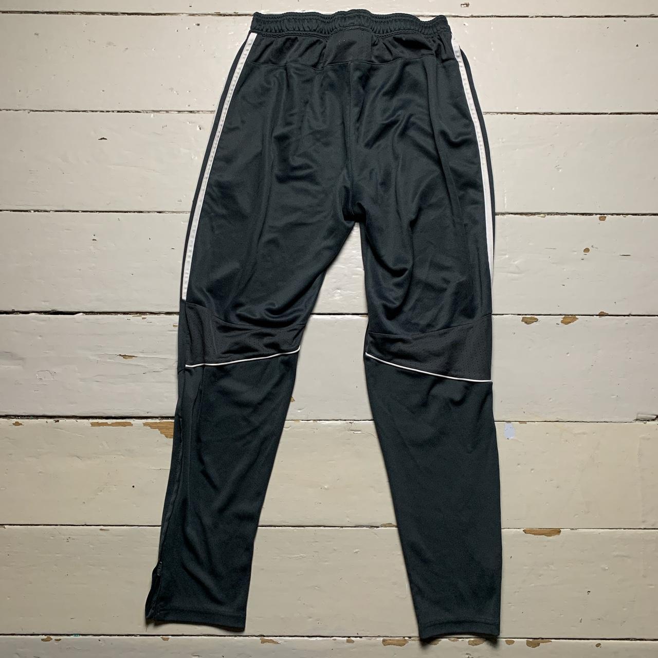 Adidas Football Grey and White Track Pant Slim Joggers