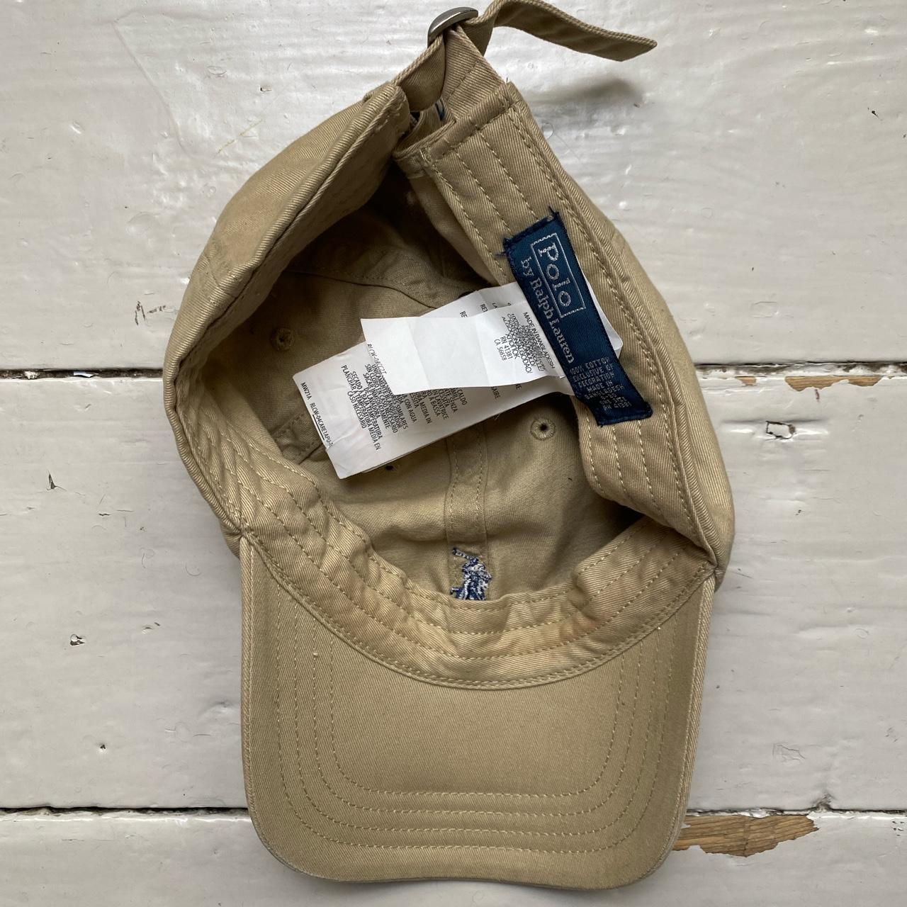 Ralph Lauren Polo Beige and Navy Cap