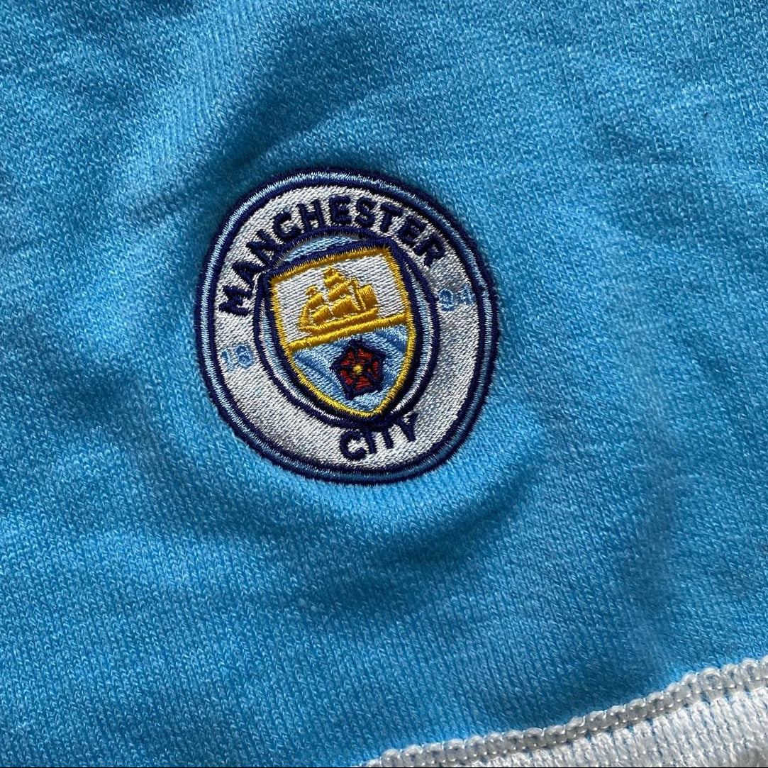 Manchester City Light Blue and White Scarf