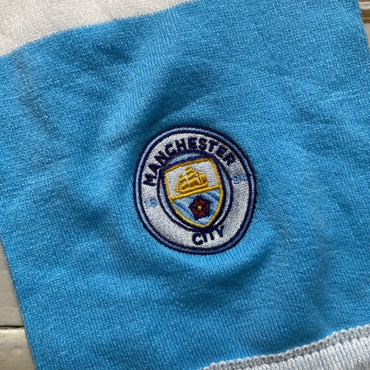 Manchester City Light Blue and White Scarf