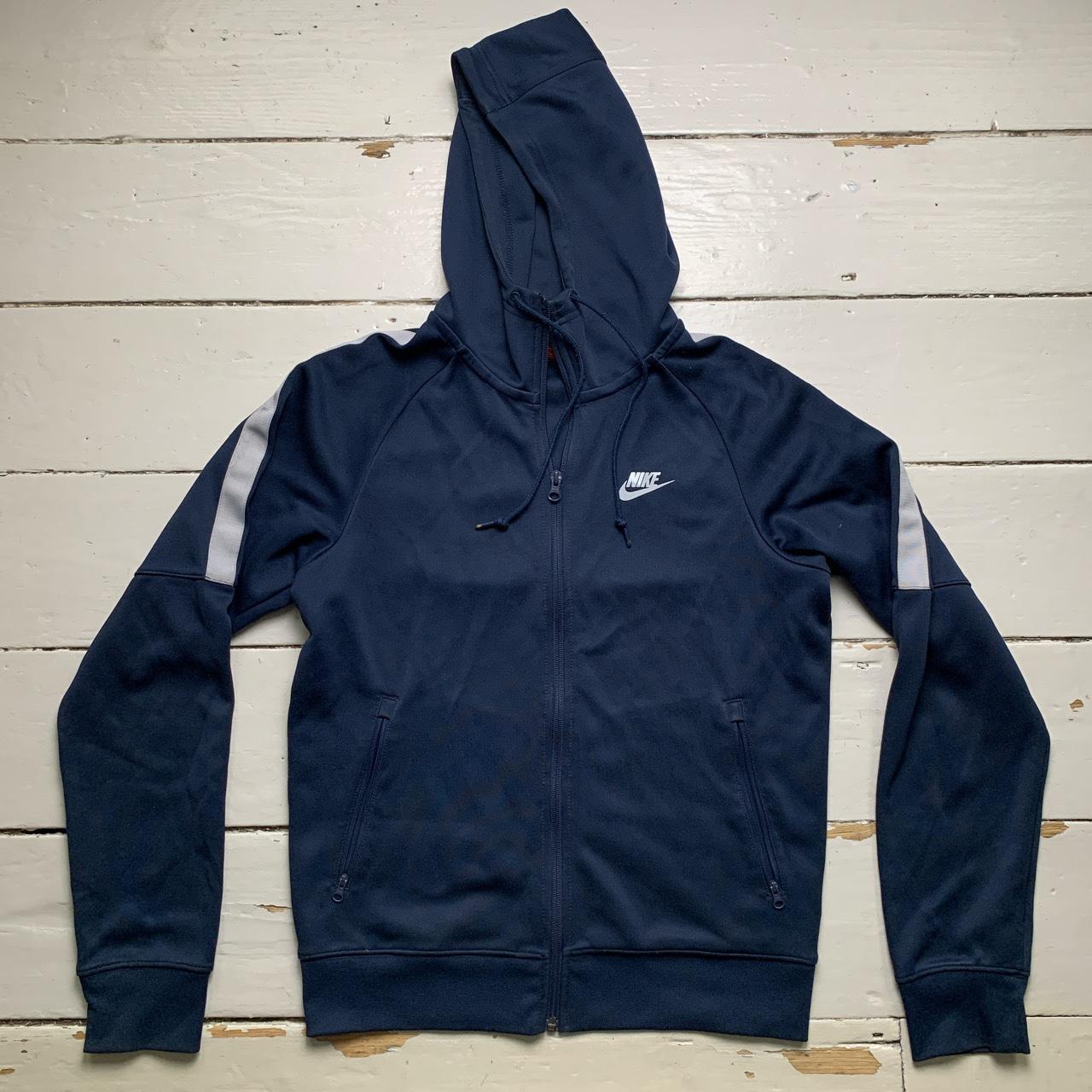 Nike Swoosh Navy and Grey Full Tracksuit