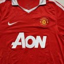 Nike Manchester United Red and White Football Jersey (M)