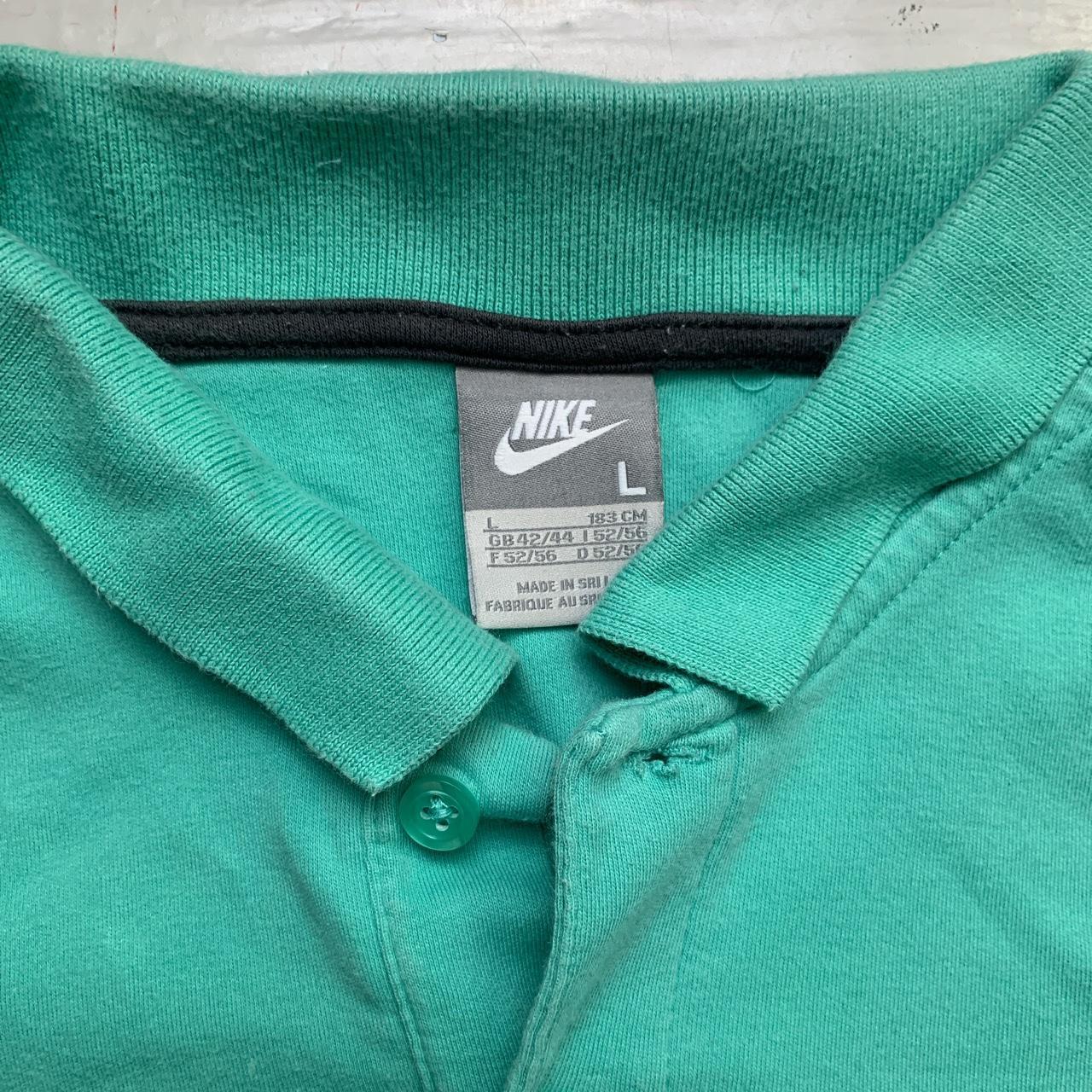 Nike Swoosh Vintage Polo Green and Black