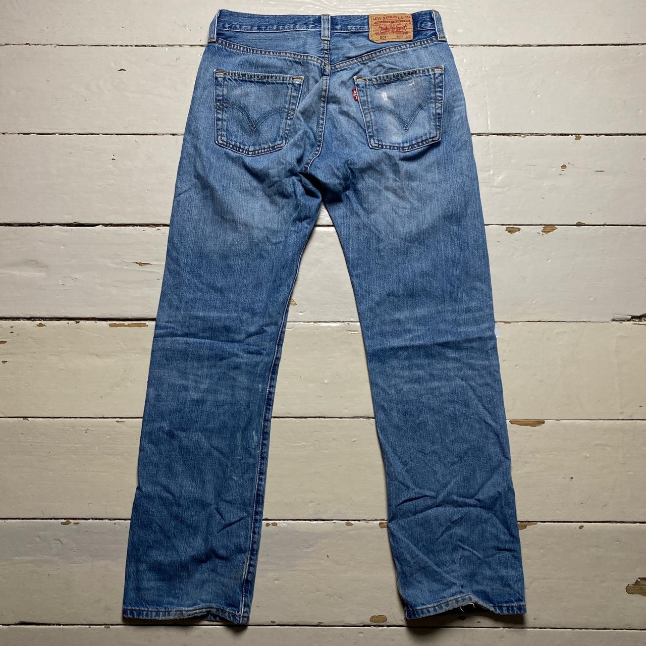Levis 501 Light Blue Vintage Jeans