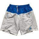 Adidas Vintage Shell Track Pant Shorts Blue and White (M)